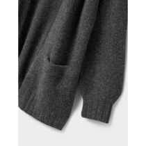 LMTD Strik Cardigan Nava Dark Grey Melange